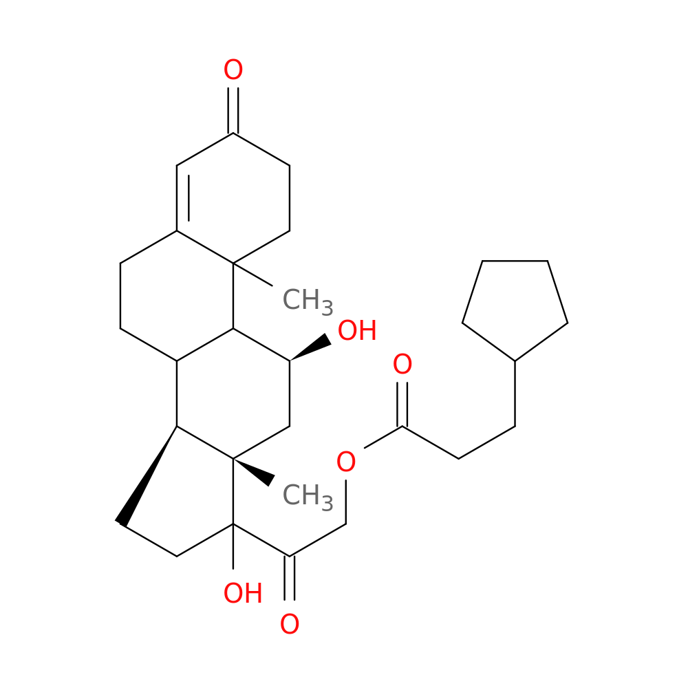 (11β)-21-(3-Cyclopentyl-1-oxopropoxy)-11,17-dihydroxypregn-4-ene-3,20-dione