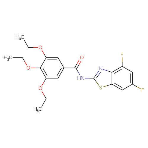 N-(4,6-difluoro-1,3-benzothiazol-2-yl)-3,4,5-triethoxybenzamide