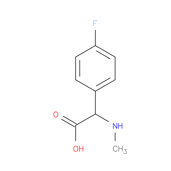 2-(4-fluorophenyl)-2-(methylamino)acetic acid