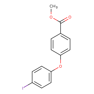 Benzoic acid, 4-(4-iodophenoxy)-, methyl ester