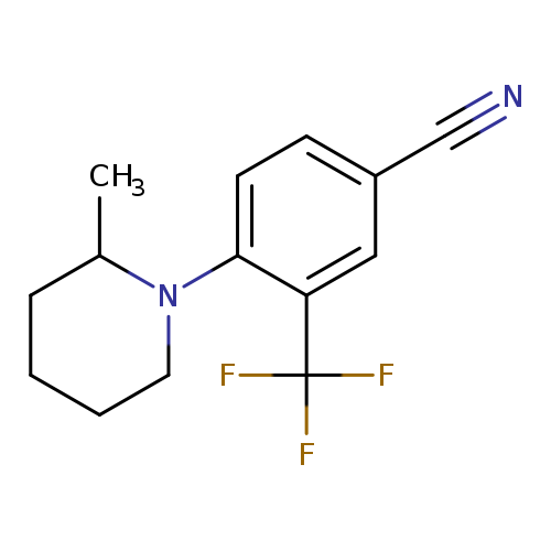 4-(2-Methylpiperidin-1-yl)-3-(trifluoromethyl)benzonitrile