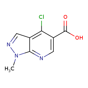 4-CHLORO-1-METHYL-1H-PYRAZOLO[3,4-B]PYRIDINE-5-CARBOXYLIC ACID
