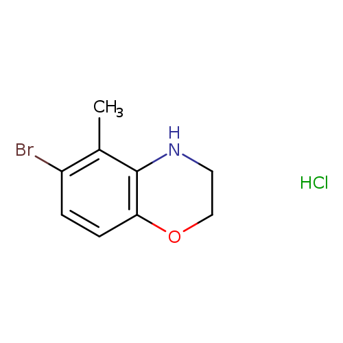 6-bromo-5-methyl-3,4-dihydro-2H-1,4-benzoxazine hydrochloride