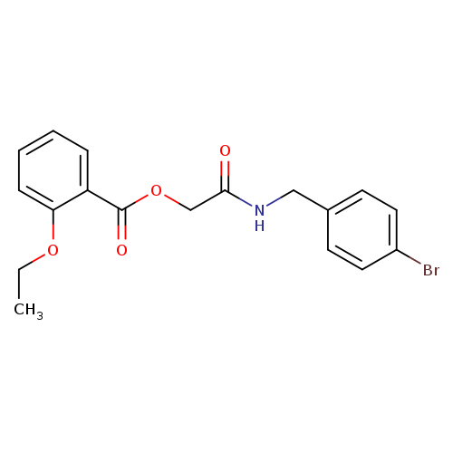 {[(4-bromophenyl)methyl]carbamoyl}methyl 2-ethoxybenzoate