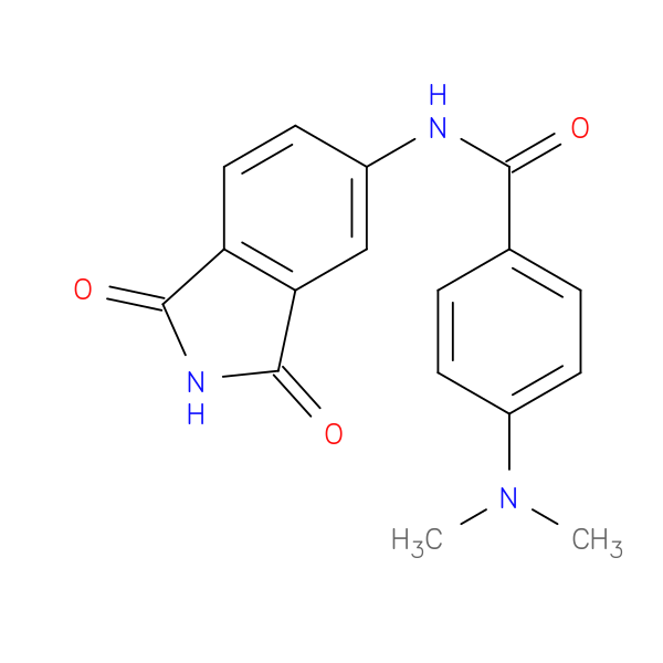 4-(dimethylamino)-N-(1,3-dioxo-2,3-dihydro-1H-isoindol-5-yl)benzamide