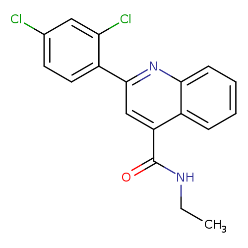 2-(2,4-dichlorophenyl)-N-ethyl-4-quinolinecarboxamide