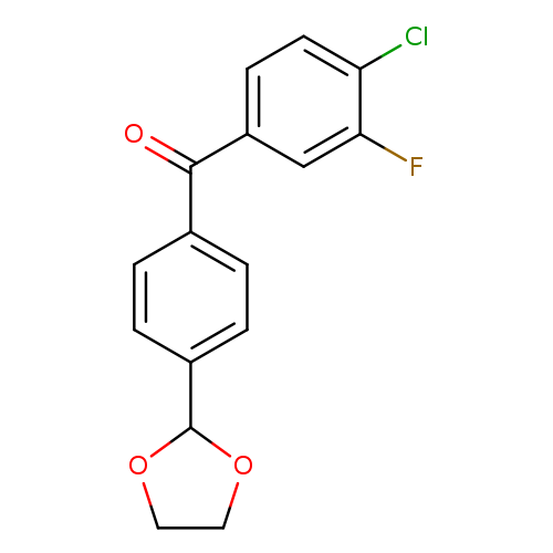 4-Chloro-4'-(1,3-dioxolan-2-yl)-3-fluorobenzophenone