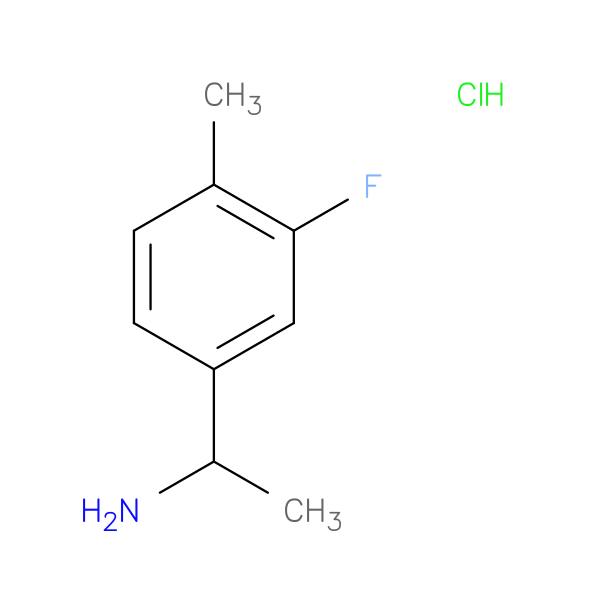1-(3-FLUORO-4-METHYLPHENYL)ETHAN-1-AMINE HYDROCHLORIDE