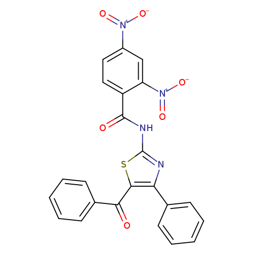 N-(5-benzoyl-4-phenyl-1,3-thiazol-2-yl)-2,4-dinitrobenzamide