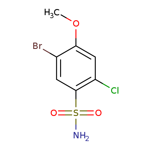 5-bromo-2-chloro-4-methoxybenzene-1-sulfonamide