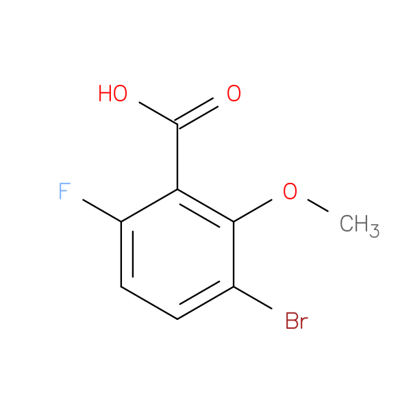 3-Bromo-6-fluoro-2-methoxybenzoic acid