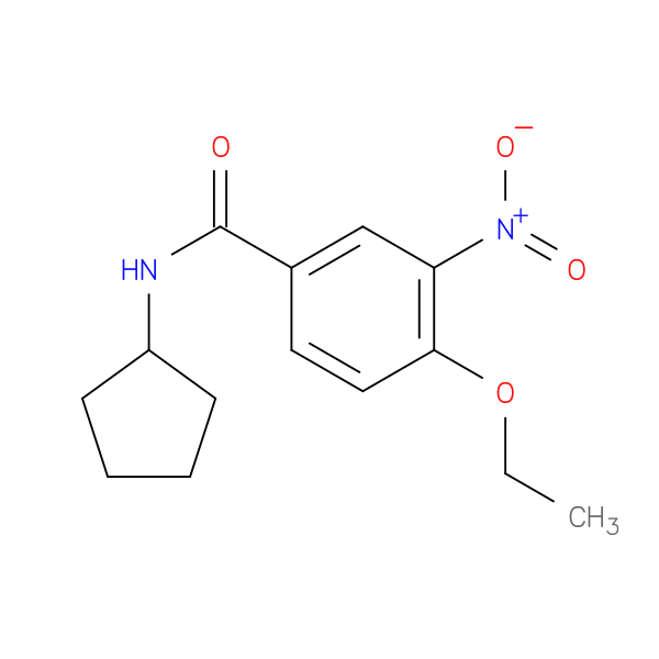 N-cyclopentyl-4-ethoxy-3-nitrobenzamide