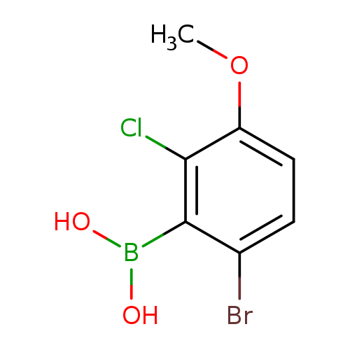 6-Bromo-2-chloro-3-methoxyphenylboronic acid