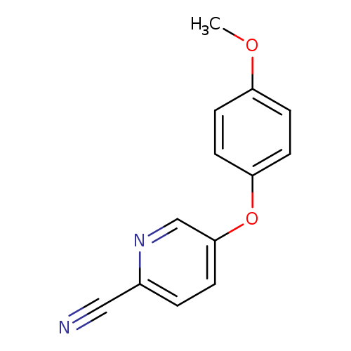 5-(4-methoxyphenoxy)pyridine-2-carbonitrile