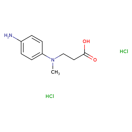 3-[(4-aminophenyl)(methyl)amino]propanoicaciddihydrochloride