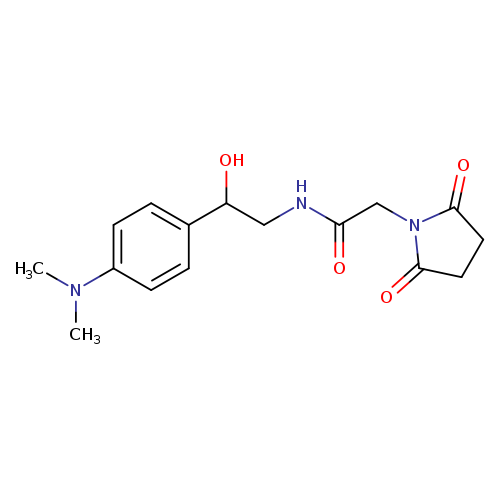 N-{2-[4-(dimethylamino)phenyl]-2-hydroxyethyl}-2-(2,5-dioxopyrrolidin-1-yl)acetamide