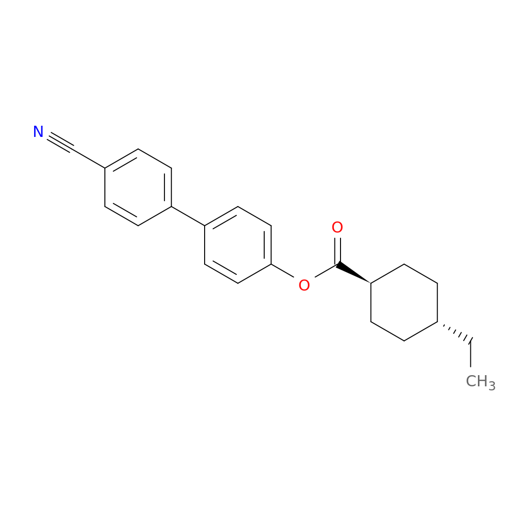 trans-4'-Cyano-[1,1'-biphenyl]-4-yl 4-ethylcyclohexanecarboxylate