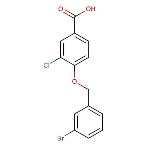 4-[(3-bromophenyl)methoxy]-3-chlorobenzoic acid