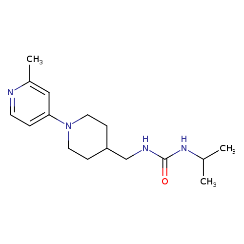1-{[1-(2-methylpyridin-4-yl)piperidin-4-yl]methyl}-3-(propan-2-yl)urea