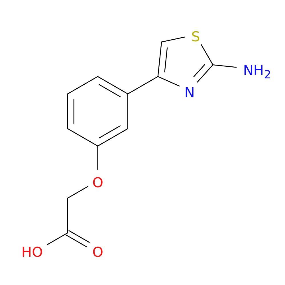 2-[3-(2-AMINO-4-THIAZOLYL)PHENOXY]ACETIC ACID