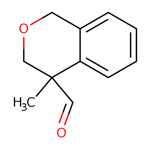 4-methyl-3,4-dihydro-1H-2-benzopyran-4-carboxaldehyde