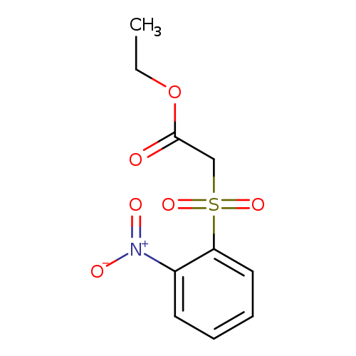 Ethyl 2-(2-nitrophenylsulfonyl)acetate