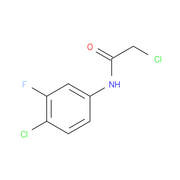 2-chloro-N-(4-chloro-3-fluorophenyl)acetamide