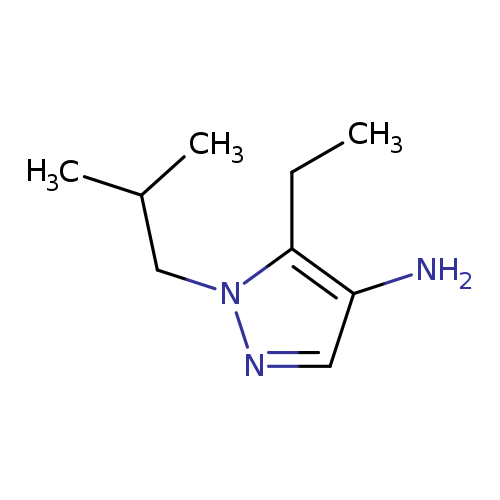 5-Ethyl-1-(2-methylpropyl)-1h-pyrazol-4-amine
