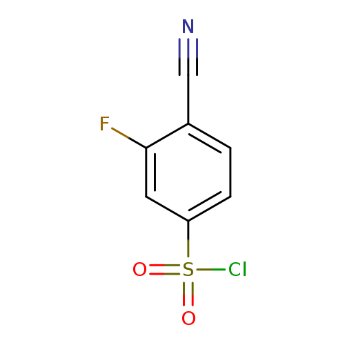 4-Cyano-3-fluorobenzenesulfonyl chloride