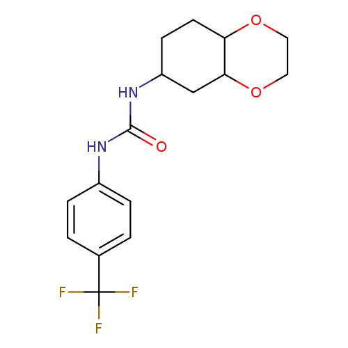 3-(octahydro-1,4-benzodioxin-6-yl)-1-[4-(trifluoromethyl)phenyl]urea