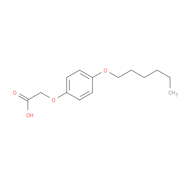 Acetic acid, [p-(hexyloxy)phenoxy]- (8CI)