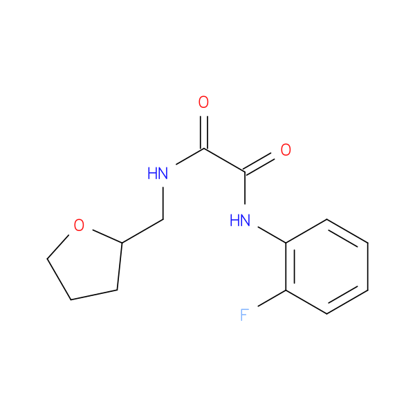 N'-(2-fluorophenyl)-N-[(oxolan-2-yl)methyl]ethanediamide