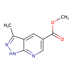 1H-Pyrazolo[3,4-b]pyridine-5-carboxylic acid, 3-methyl-, methyl ester