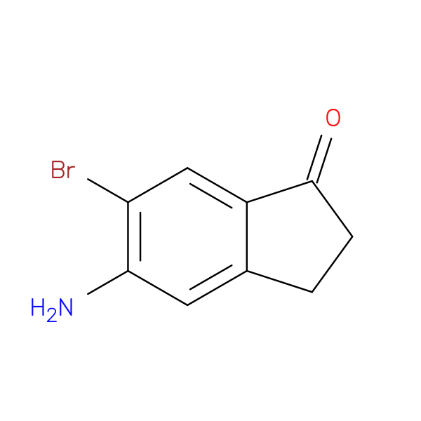 5-Amino-6-bromo-2,3-dihydro-1H-inden-1-one