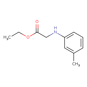 Ethyl [(3-methylphenyl)amino]acetate