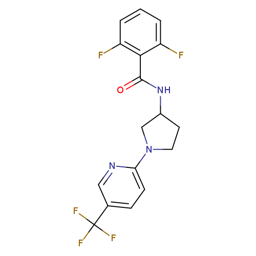 2,6-difluoro-N-{1-[5-(trifluoromethyl)pyridin-2-yl]pyrrolidin-3-yl}benzamide