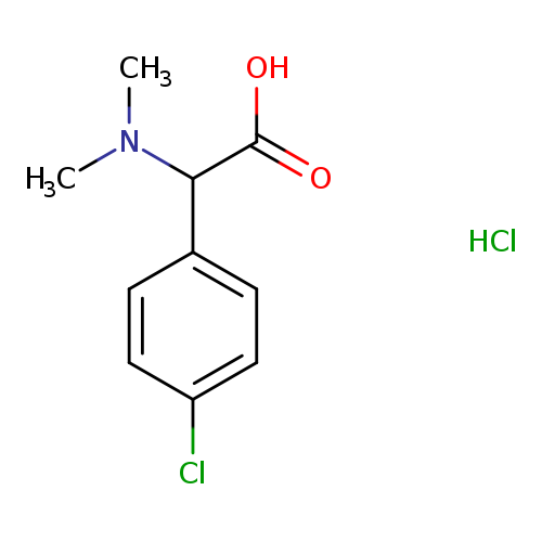 (4-Chloro-phenyl)-dimethylamino-acetic acid hcl