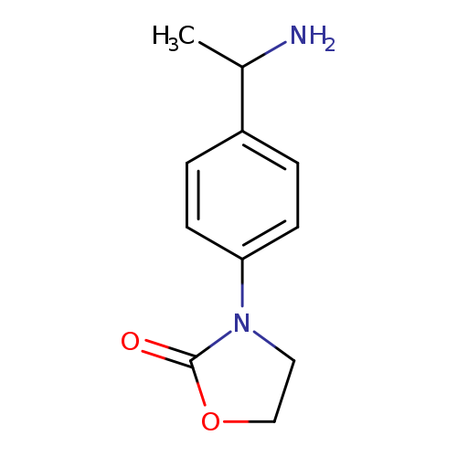 3-[4-(1-Aminoethyl)phenyl]-1,3-oxazolidin-2-one