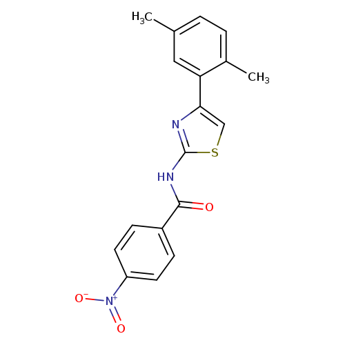 N-[4-(2,5-dimethylphenyl)-1,3-thiazol-2-yl]-4-nitrobenzamide