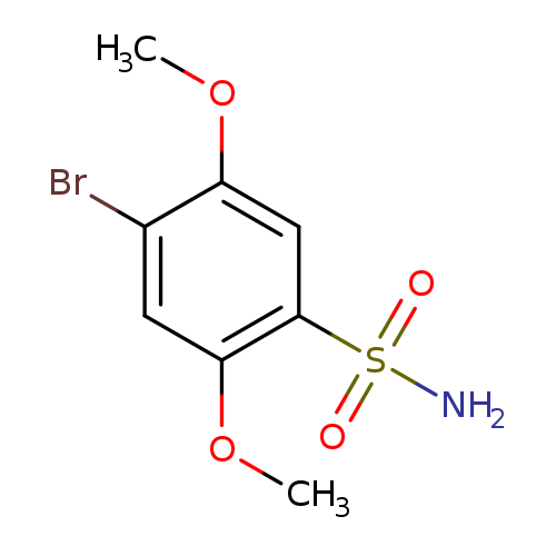 4-bromo-2,5-dimethoxybenzene-1-sulfonamide
