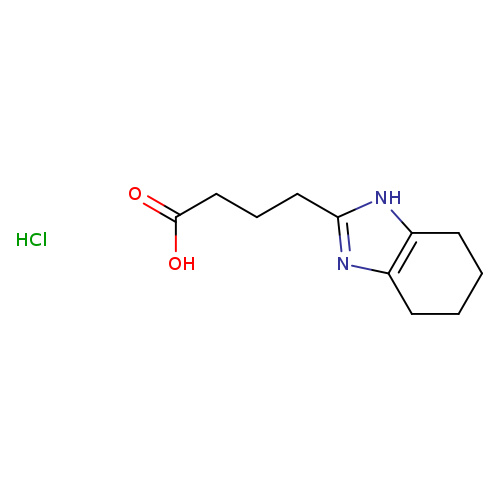4-(4,5,6,7-tetrahydro-1H-1,3-benzodiazol-2-yl)butanoic acid hydrochloride
