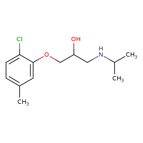 2-Propanol, 1-(2-chloro-5-methylphenoxy)-3-[(1-methylethyl)amino]-