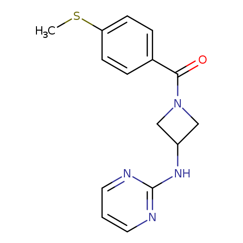 N-{1-[4-(methylsulfanyl)benzoyl]azetidin-3-yl}pyrimidin-2-amine