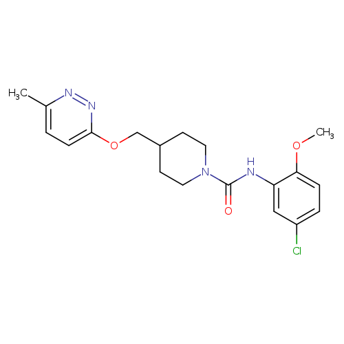 N-(5-chloro-2-methoxyphenyl)-4-{[(6-methylpyridazin-3-yl)oxy]methyl}piperidine-1-carboxamide
