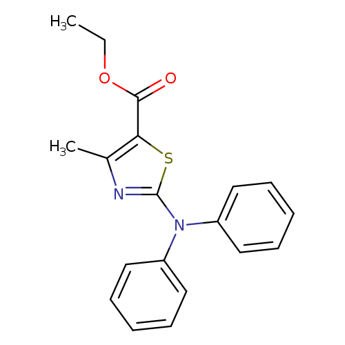 ethyl 2-(diphenylamino)-4-methyl-1,3-thiazole-5-carboxylate