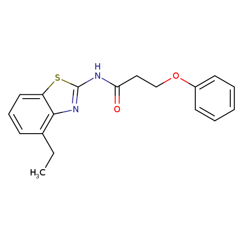 N-(4-ethyl-1,3-benzothiazol-2-yl)-3-phenoxypropanamide