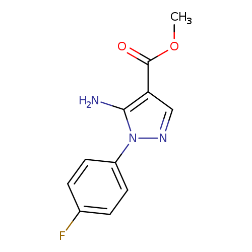 methyl 5-amino-1-(4-fluorophenyl)-1H-pyrazole-4-carboxylate