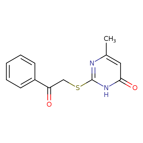 5-Mercapto-6-methyl-2-(2-oxo-2-phenylethyl)pyrimidin-4(1H)-one