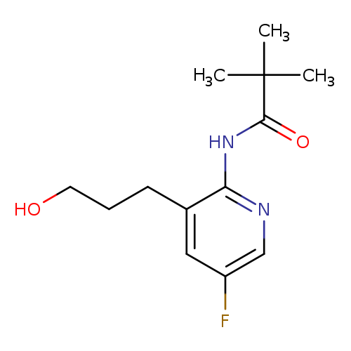 N-(5-Fluoro-3-(3-hydroxypropyl)pyridin-2-yl)-pivalamide