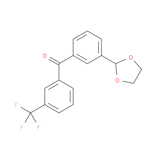 3-(1,3-Dioxolan-2-yl)-3'-trifluoromethylbenzophenone